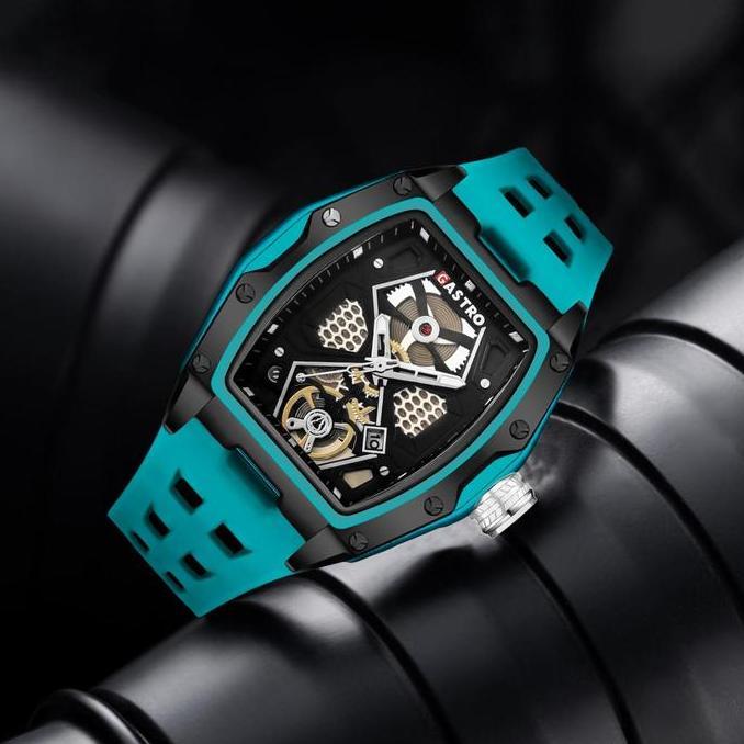 Promo Gastro Jam Tangan Pria Sport D30 RM 4 Rubber Water Resistant 3 ATM COD