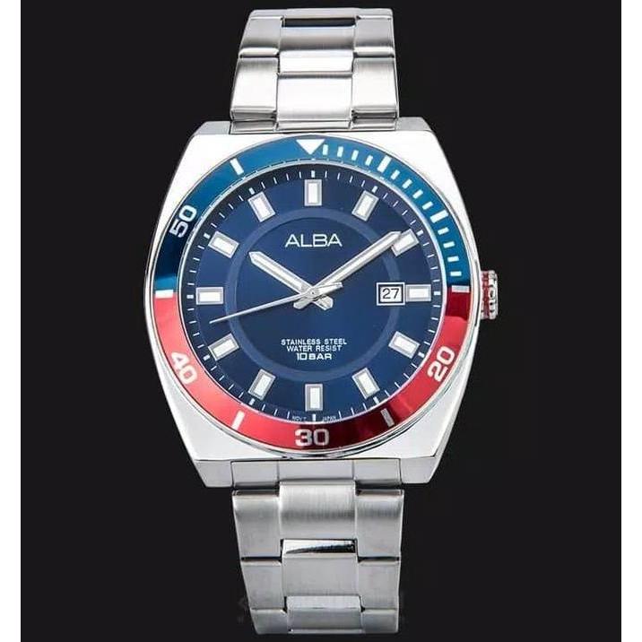 Promo Jam Tangan Pria Alba AS9D97X1 Original Murah Pepsi AS9D97 COD