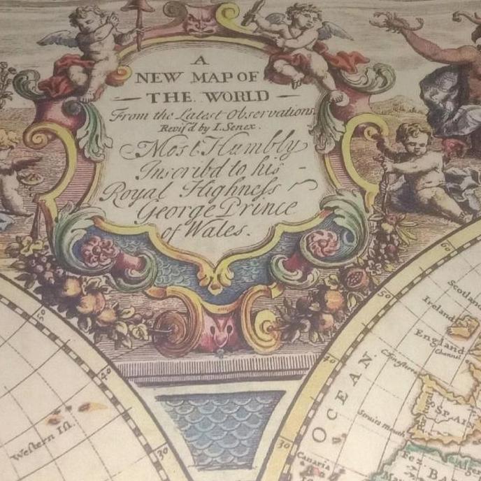 Poster peta kuno ukuran jumbo