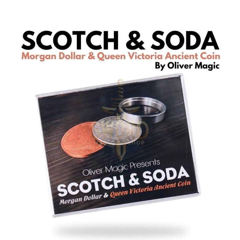 viral Sulap Scotch & Soda Morgan Dollar & Queen Victoria Ancient Coin - Scotch and Soda Morgan Coin 