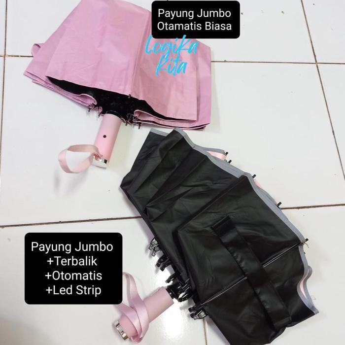 An85 Payung Lipat Jumbo Terbalik Otomatis Anti UV Premium Payung Terbalik Buka Tutup Otomatis Payung