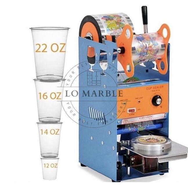 Mesin Cup Sealer Semua Ukuran Cup 12 22 Oz