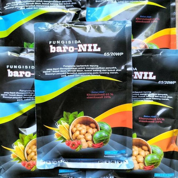 Fungisida Baronil 65/20 WP 500Gram Klorotalonil Plus Simoksanil Untuk Mengendalikan Jamur Tanaman