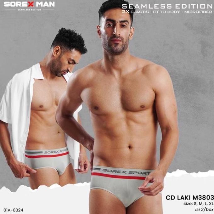 DA55 - [ISI 2] CD Pria SOREX 3803 / Boxer Cowok CD Cowok SOREX Dewasa