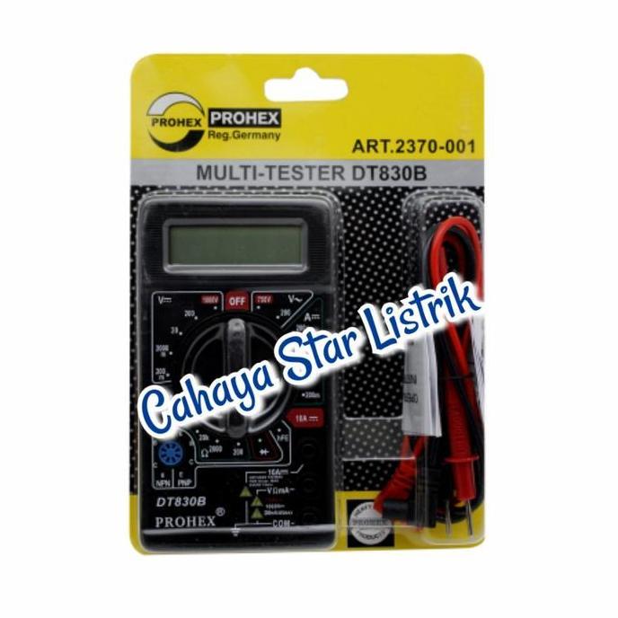 MULTITESTER DIGITAL PROHEX / MULTI DIGITAL DT830B