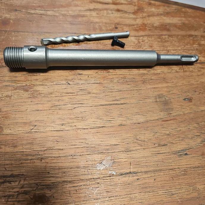 Connecting Shank Sambungan Hollow Core Bit SDS Plus 200mm Solid 200 mm