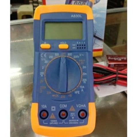 Digital MultiMeter - MultiTester Digital Lengkap Bagus Murah - A830L