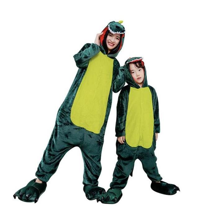 BAJU KOSTUM ONESIE DINO ONE SIE DINOS KIGURUMI DINOSAURS PIAMA DINOSAUR PIYAMA DINOSAURS COSPLAY DIN