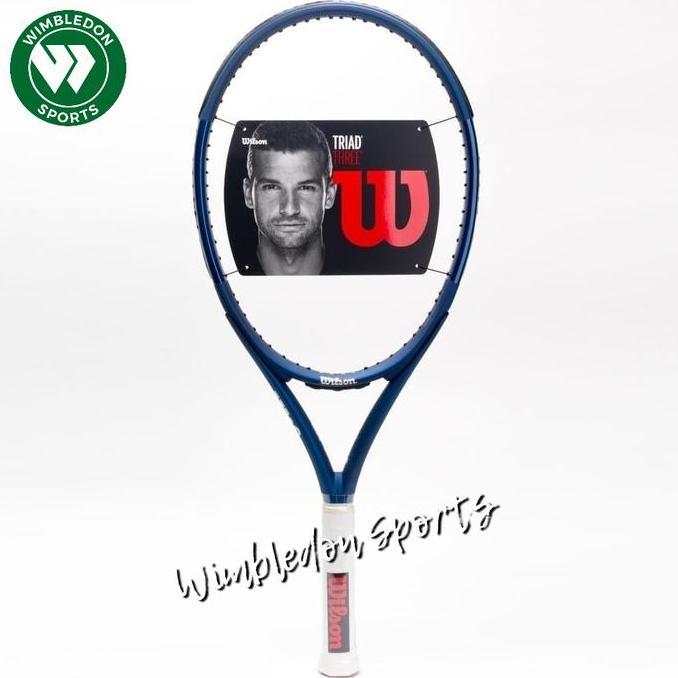 NEW Raket Tenis WILSON TRIAD THREE/ TRIAD 3/ T3 NEW BASALT