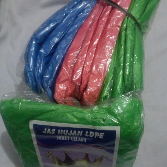 12pcs jas plastik stelan atas+bawah jas ujan urgent harga perlusin bisa jual lagi BS