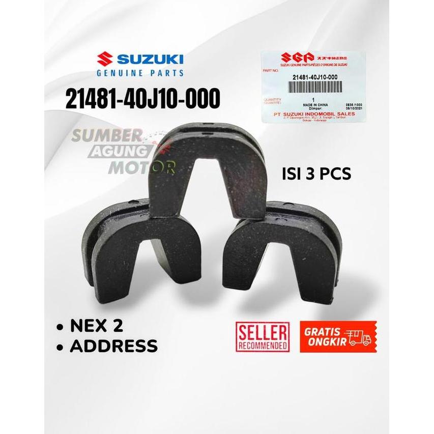 SLIDER PIECE SLIDE SET 3 PCS SUZUKI NEX 2 ADDRESS ORI SGP 21481-40J10-000