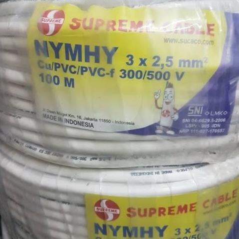 Nymhy 3 x 2.5 mm Supreme / Kabel serabut nymhy 3x2,5mm 100 Meter