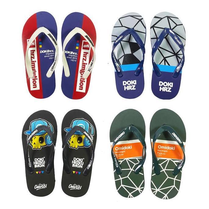 DE110 }} Sandal Jepit Pria Wanita Sendal Japit Spon Distro All Variasi brand