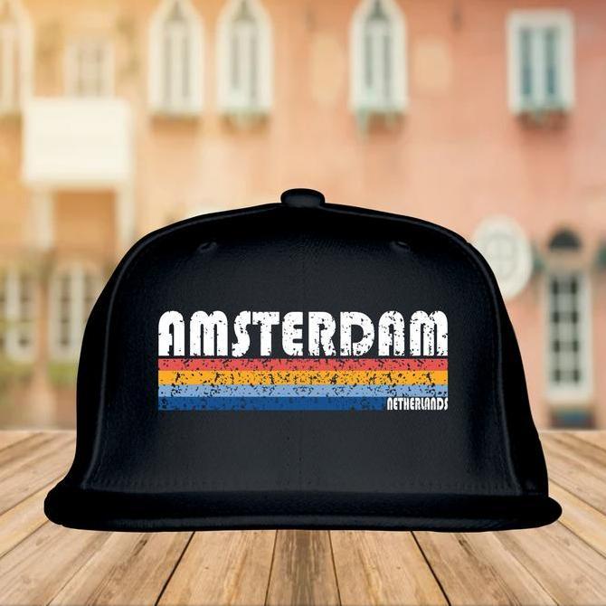 DF247 >> TOPI SNAPBACK SUVENIR AMSTERDAM- TOPI OLEH-OLEH AMSTERDAM BATCH 1