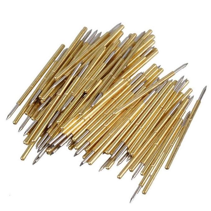 Tui 100Pcs P50-B1 Spring Test Probe Pogo Pin Dia 0.5mm Length