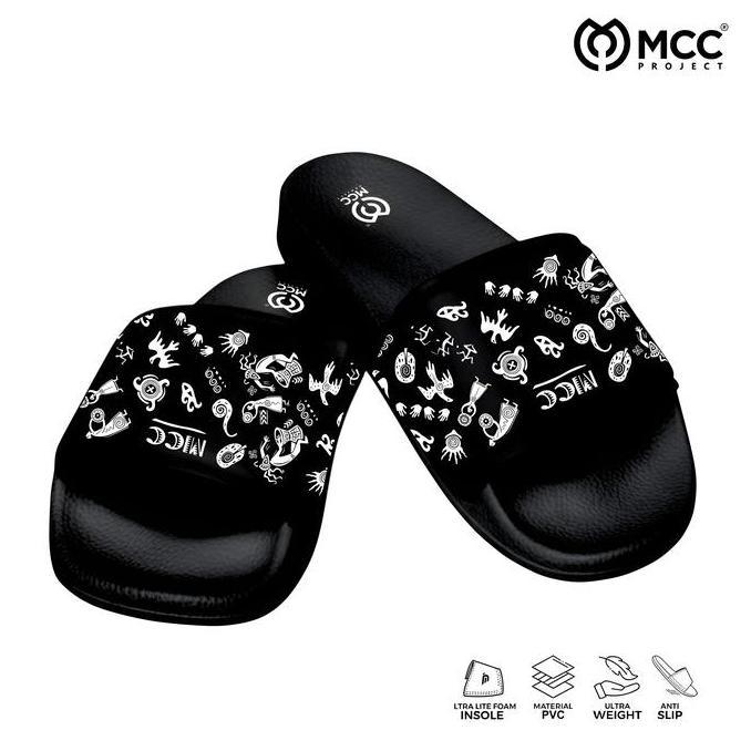 DV172 >> Sandal Selop Pria Terbaru Kekinian Motif Afrika DNC Sandal Cowok Keren Kasual Ukuran 39-43 