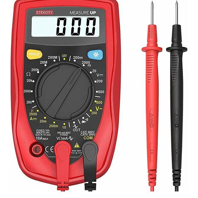 Digital Multimeter Amp Volt Ohm Voltage Tester Meter