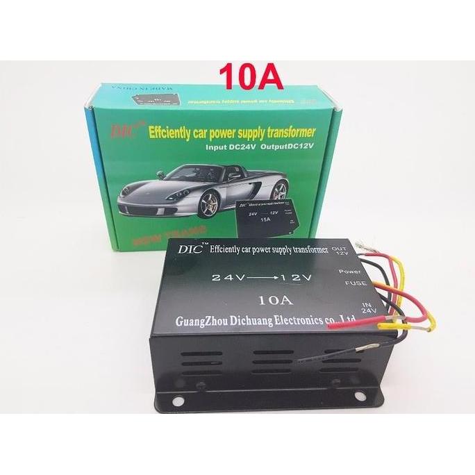 DC Step Down Converter Merk DIC 24 Volt to 12 Volt 10 Ampere
