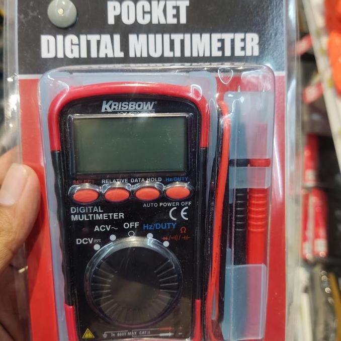 Krisbow pocket digital multimeter/Avometer saku
