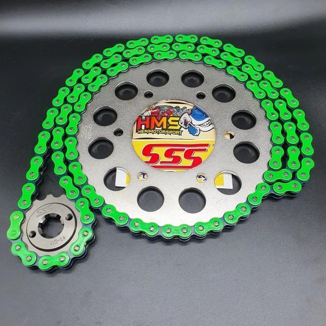 Gir Sss Ninja R / RR Rantai Osaki 415 Thailand / Gear Set Sss Ninja