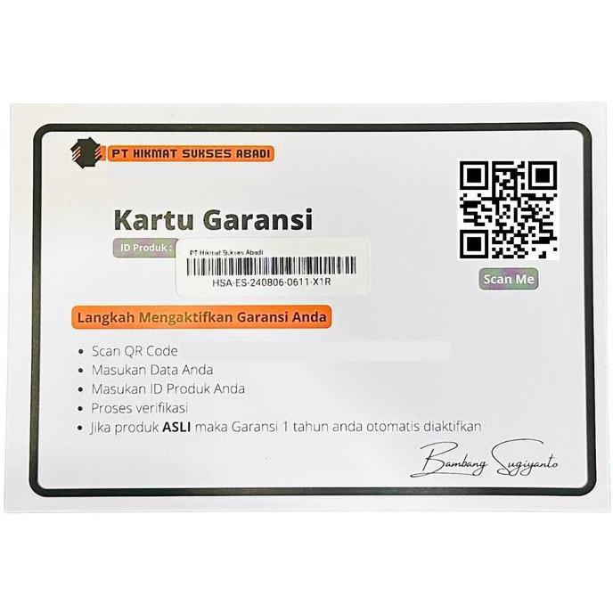 HSA ORIGINAL HSA Electric Saver | Alat Penghemat Daya Listrik | Bambang Sugiyanto | PT Hikmat Sukses