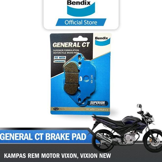 Bendix Kampas Rem Depan Belakang Cakram Brake Pad Motor Yamaha Vixion