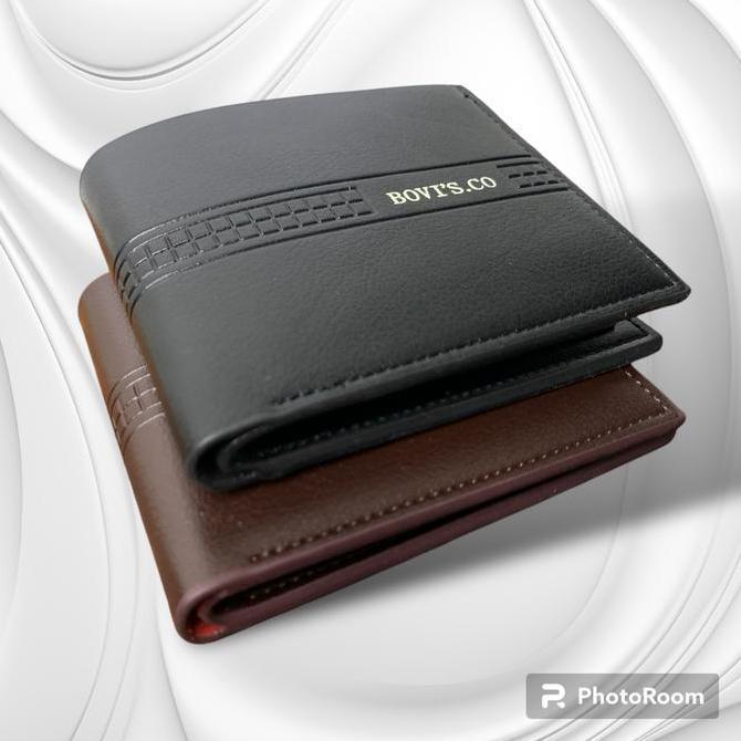 DI80 >> Dompet Pria Import Original 100% Bovis Model Keren Terbaru Kulit PU Sintetis Kualitas Distro