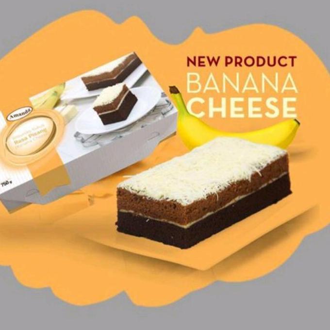 Brownies Kukus Amanda - Brownies Banana Cheese PM