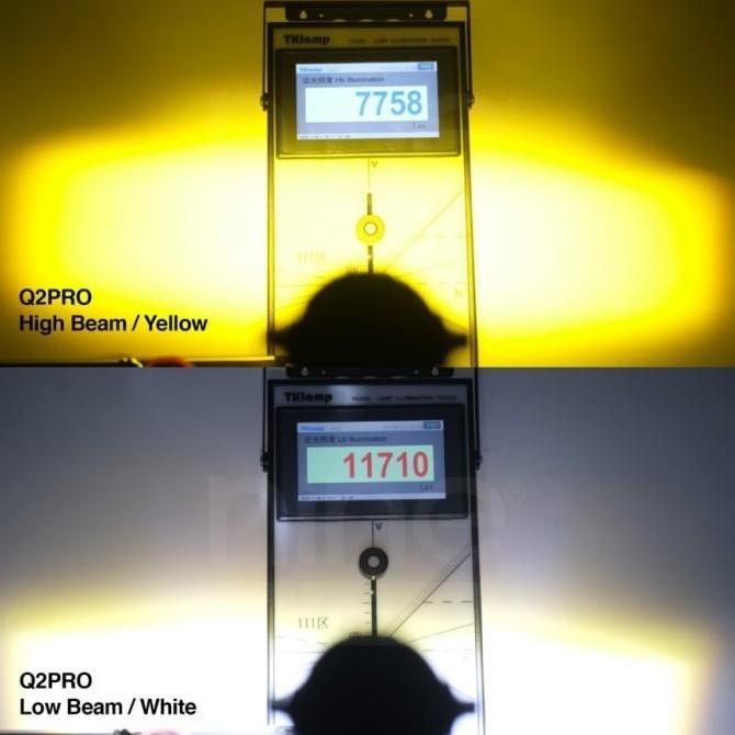 Lampu Tembak Led Laser Luximos Q2 Motor 2 Warna Putih Kuning 30W Kualitas Terbaik Harga Termurah