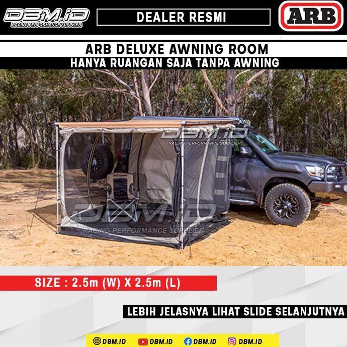 Promo Ruangan Tenda Mobil Camping ARB Deluxe Awning Room 2.5 x 2.5 Meter COD