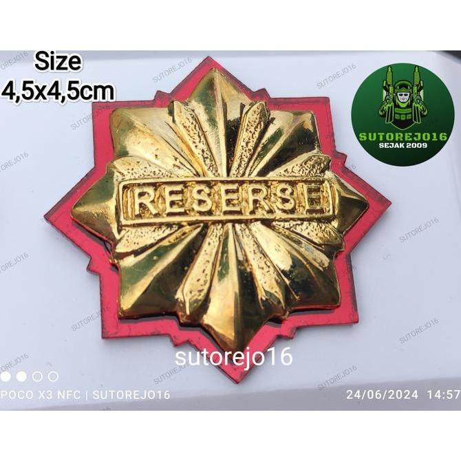 lencana pin kecil pdh reskrim