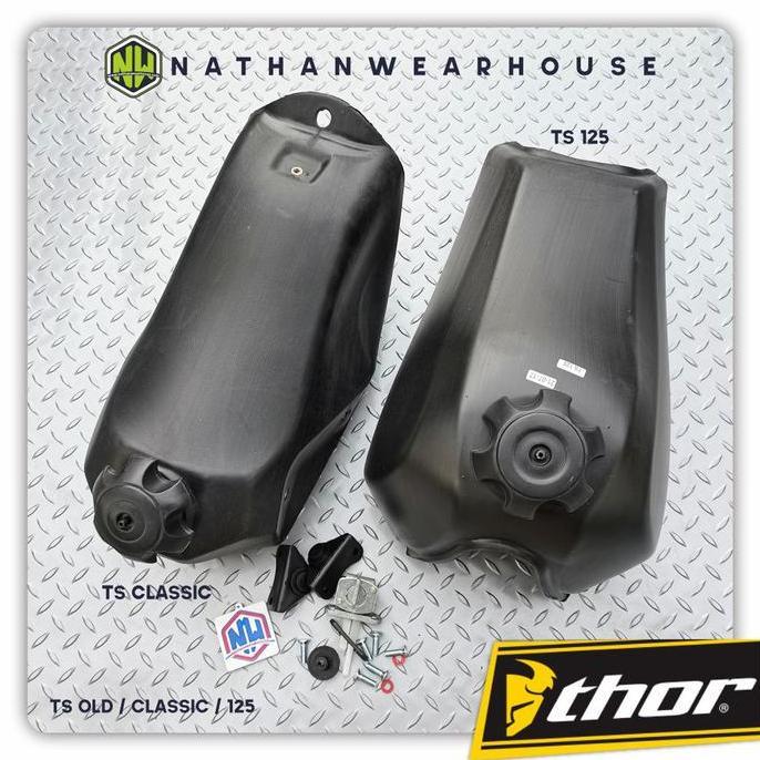 TANGKI TANKI PLASTIK TRAIL TS 125 OLD ORI HITAM BLACK ORIGINAL DAN TERPERCAYA