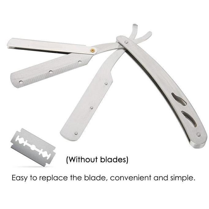 GAGANG PISAU CUKUR FULL BESI SARUNG PISAU CUKUR ISI ULANG SILET