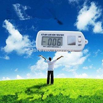 RUDBECKIA Air Ion Tester - Ukur kadar ion POSITIF & NEGATIF di udara ( + dan -)