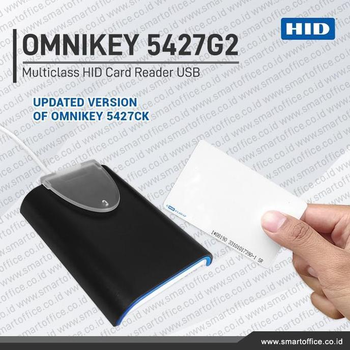 WESLEY RFID READER HID OMNIKEY 5427G2 NFC Multiclass Card NEW VERSION 5427CK