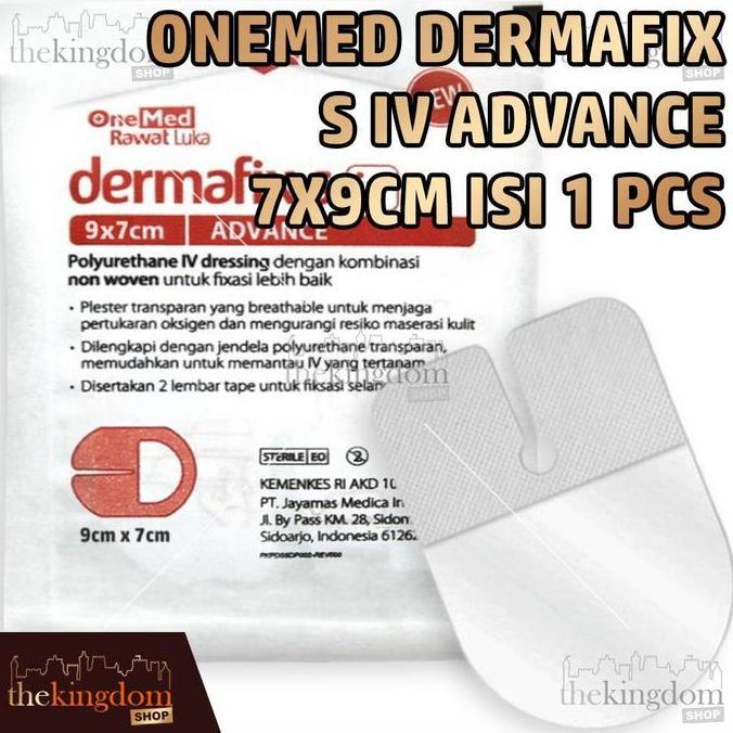 SAMRUAY Onemed Dermafix S IV Advance 7x9cm /1 Infusion Catheter Transparent Plaster Dressing Plester