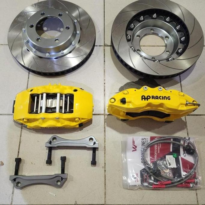 NANA Big brake kit pajero sport disc brake AP RACING 6pot complete breket brake line