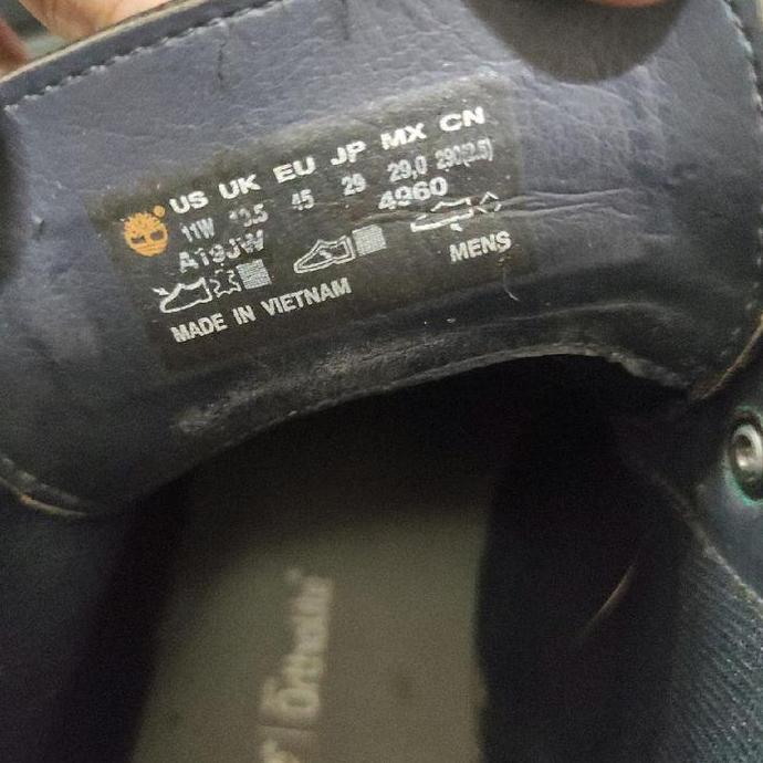 New  Sepatu Boots Pria Timberland Newmarket Original Second Size 45