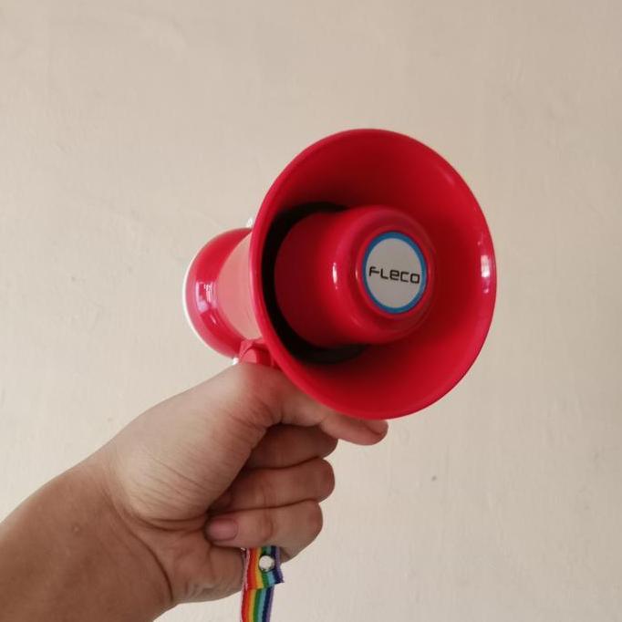 DB92 - PENGERAS SUARA TOA / MEGAPHONE FLECO HW-1R RECHARGEABLE BISA UNTUK REKAM SUARA DAN SUDAH DILE