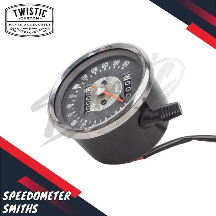 (Diskon) Speedometer Smiths Smith Analog Motor Bsa Triumph Norton Royal Enfield W175 Benelli Pe 250 