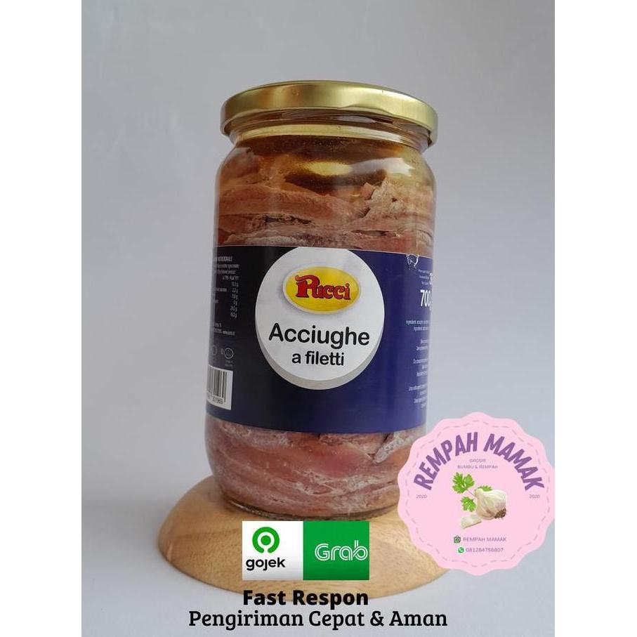 ready Anchovy 700gram from Italy / Anchovies Fillet Pucci