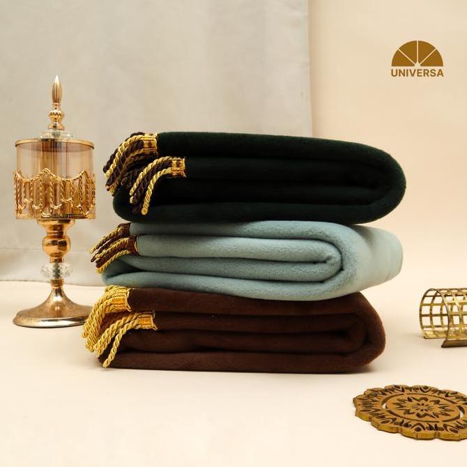 Universa Sajadah Anak (M) - Sajadah Polos Premium, Sajadah Busa Empuk Bulu Alas Kulit Anti Slip