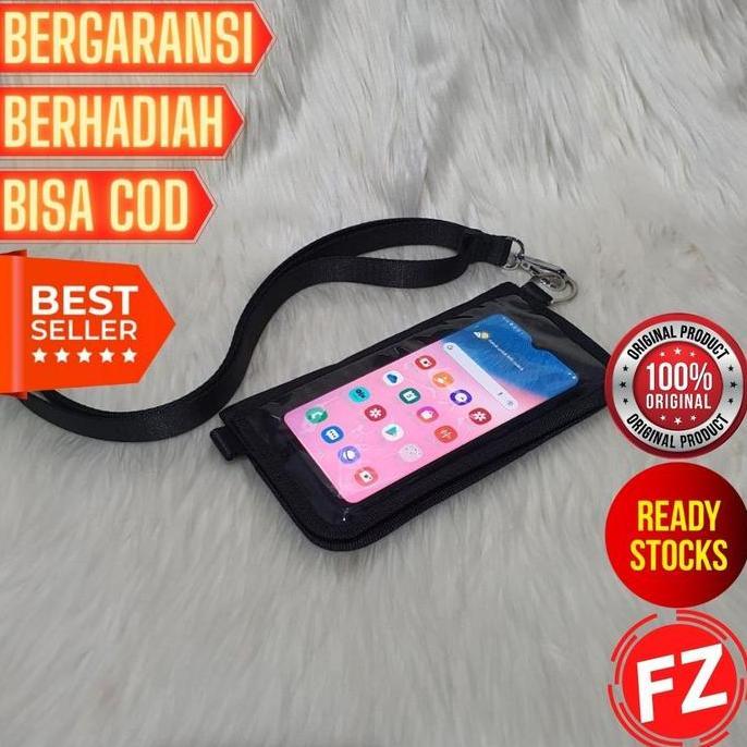 DH2 Tas Dompet Hanging Phone Sako Wallet Gantung Kalung Leher Selempang Hp Kartu Koin Paspor Kunci H