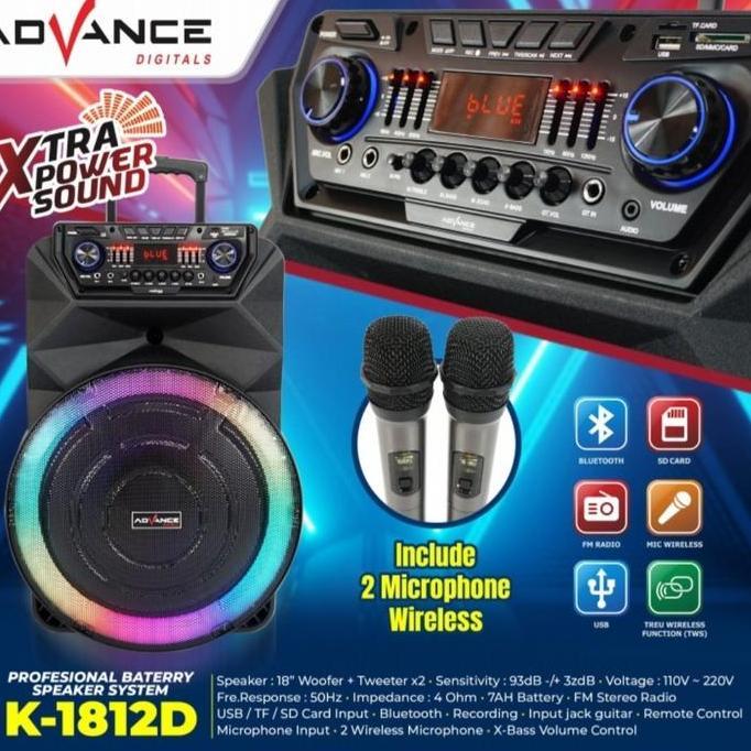 HARGA DISC - ADVANCE SPEAKER TROLI / MEETING K-1812D