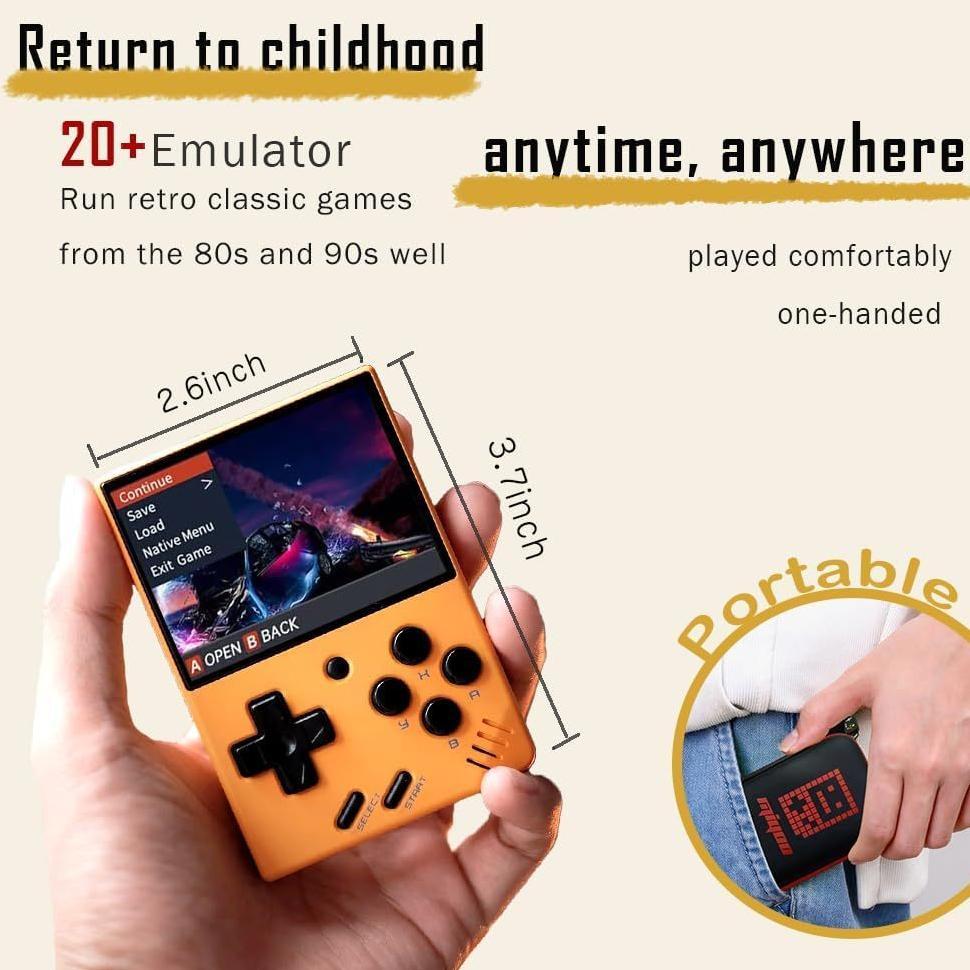 Miyoo Miyoo Mini V4 Retro Game Console, Portable Handheld Game Console