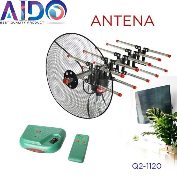 HARGA DISC - Antena Parabola Tv Mini Outdoor / Antena tv remote + booster / Antena TV Digital Remot 
