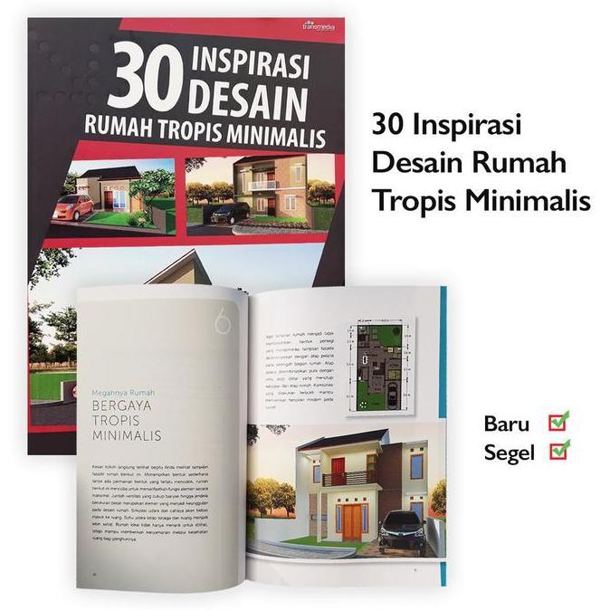 Buku 30 Inspirasi Desain Rumah Tropis Minimalis Rio Manullang