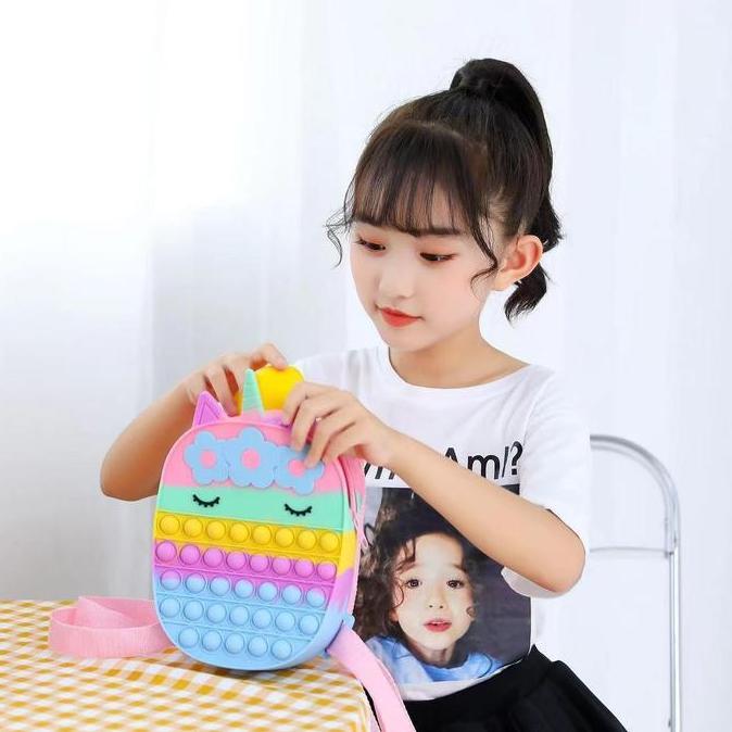 Ms.Eun TAS RANSEL POP IT UNICORN BESAR