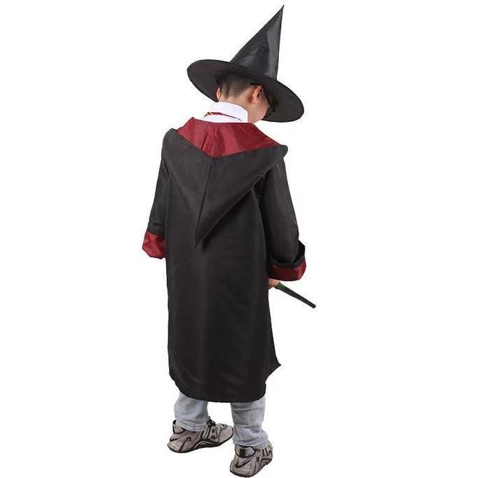 Harry Potter Kostum Harry Potter Jubah Penyihir Cosplay Halloween Anak Remaja Dewasa Cewek Cowok  Co