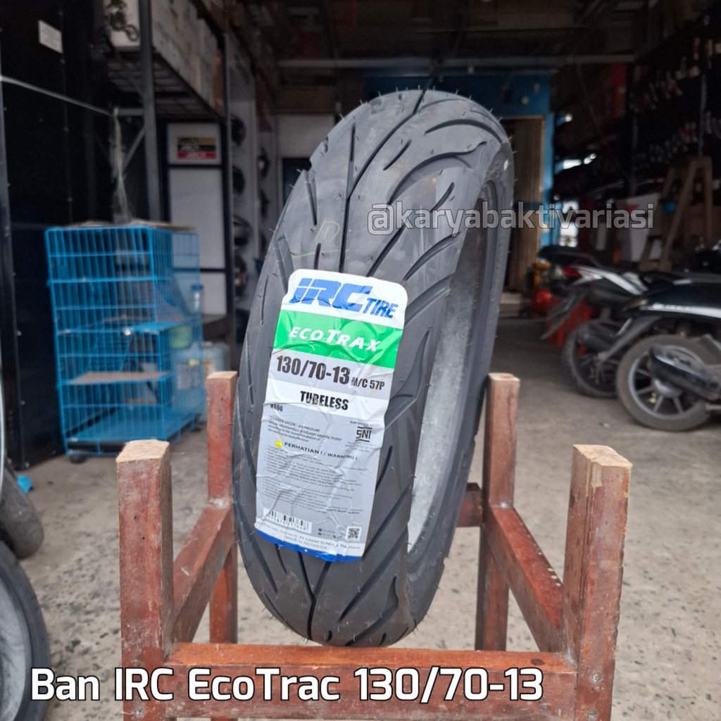 BAN IRC ECOTRAX UKURAN 130/70-RING 13, 110/70- RING 13, 110/70-RING 12